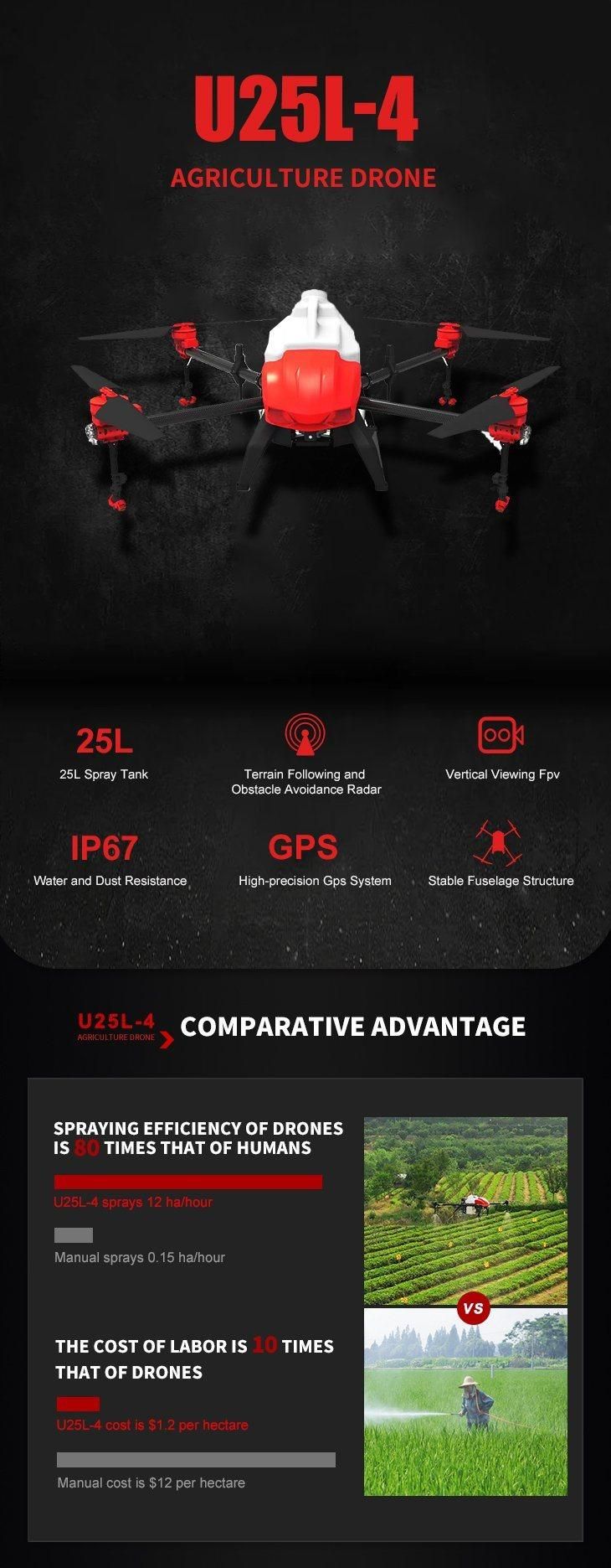 Commercial Long Endurance Agriculture Spraying Pesticide Uav Lidar