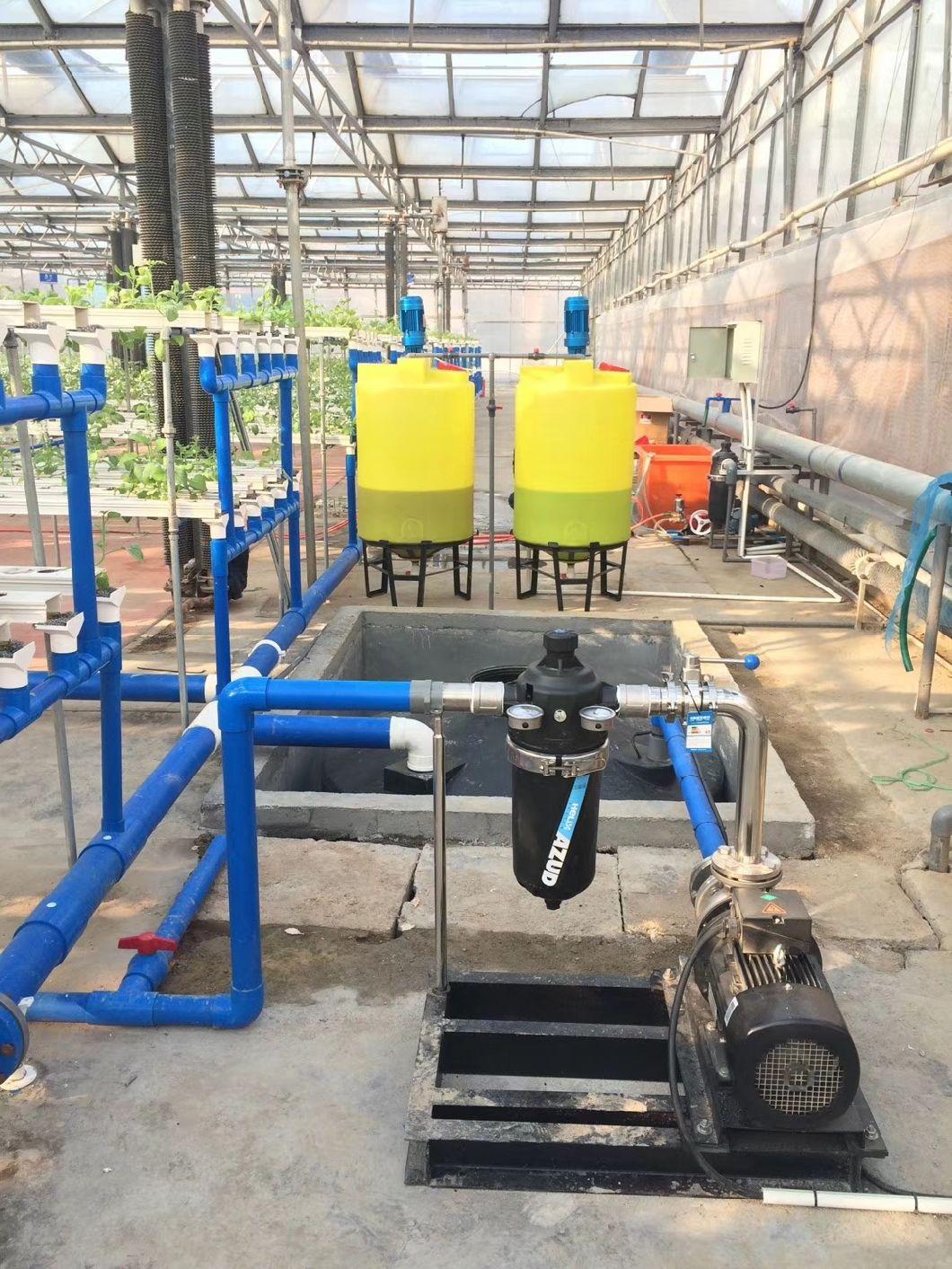 Fertilizer System of Irrigation and Fertilizer Dosing in Industrial Greenhouse