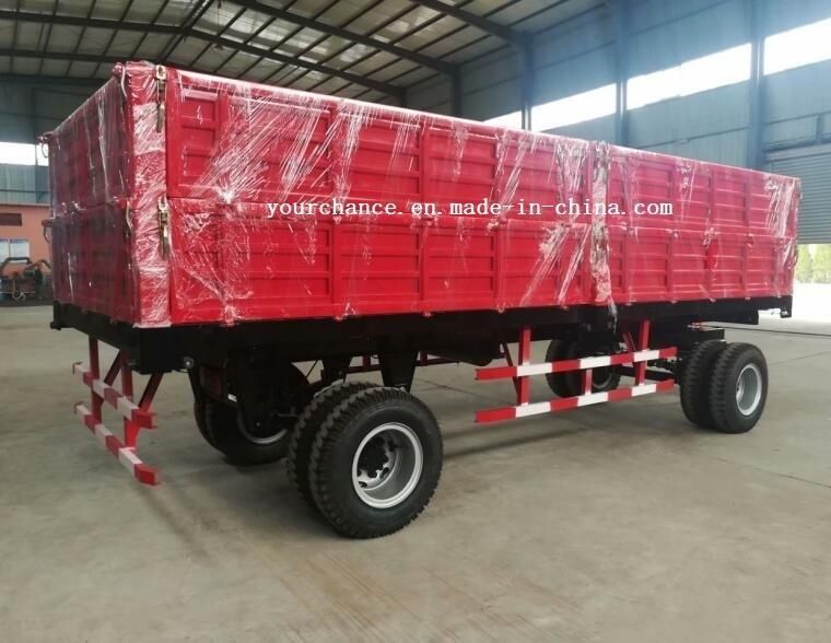 Africa Hot Selling Farm Trailer 7cx-20t 8 Wheels 20 Tons Three Way Tipping Heavy Duty Agricultural Farm Trailer Made in China