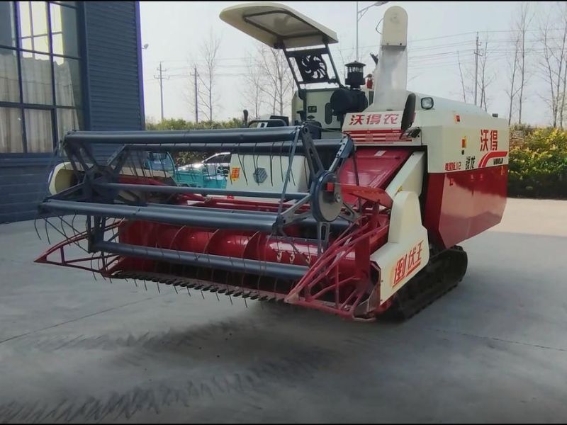 Used Chinese Brand Wolrd 4lz-6.0p Combine Harvester for Rice Wheat