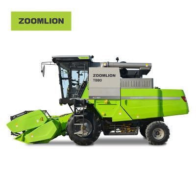 Good Chopping Effect Stripping/Threshing Type 175HP Wheeled Harvesting Machine