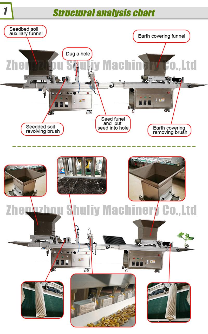 Automatic Tray Seeding Machine Nursery Seeding Seedling Machine for Seedings