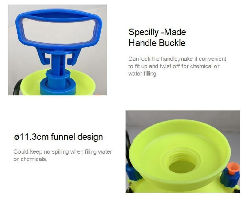 5L 8L CE Approved Hand Pressure Plastic Sprayer Water Pump for Garden