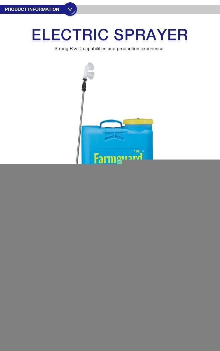 Taizhou Guangfeng Agriculture Spray Machine 16 Liters PP Material Electric Battery Sprayer