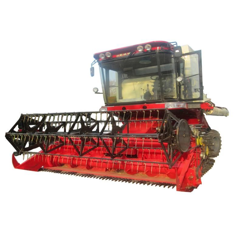 Self Propelled Full-Feed Rubber Track Combine Harvester -4lz-8