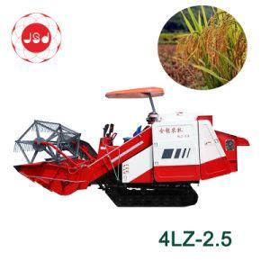 4lz-2.5 Full-Feeding Crawler Belt Mini Combine Grain Harvester in Indonesia