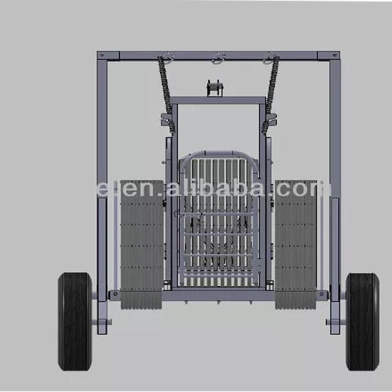 Mobile Livestock Galvanized Steel Transport Trailers