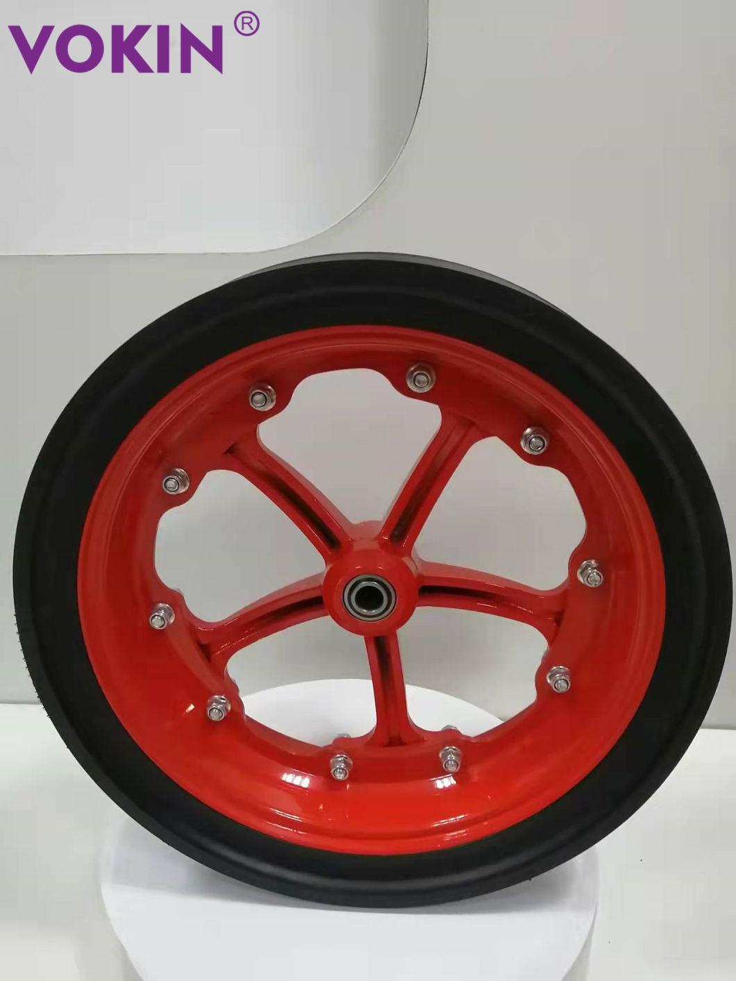 2022 Hot Sale! Jk400 X 100 (4.5" X 16") Semi-Pneumatic Wheel and Tyre for AG Machinery