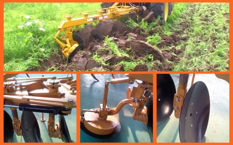 Heavy Duty Disc Plough Power Tiller /Tractor Drive Plowing Machinery Disc Plow
