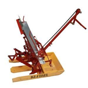 New Condition Agriculture Hand Held Cranked Manual 2 Row Seedling Machine Rice Paddy Transplanter