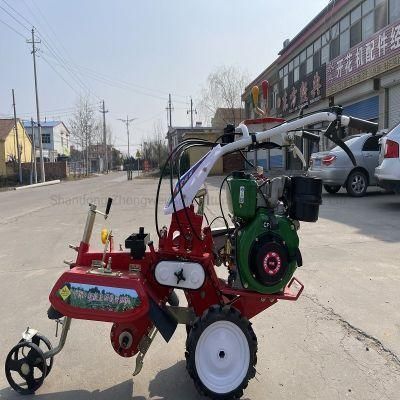Agricultural Rotary Cultivator Potato Ridging Machine Strawberry Ditching Machine