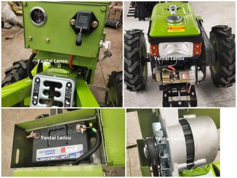 China CE Farming Farm Machine Garden Motocultor Power Mini Tiller Weede Rmini Tractor Zubr Motor-Cultivator-Minitractor