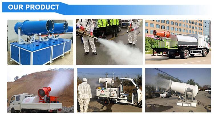 Disinfection Cleaning Water Misting Sprayer Dust Suppression Fog Cannon