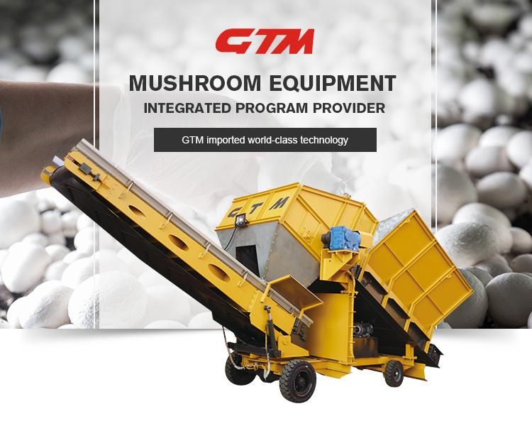 Gtm Mushroom Substrate Compost Filling Machine Bunker Filler