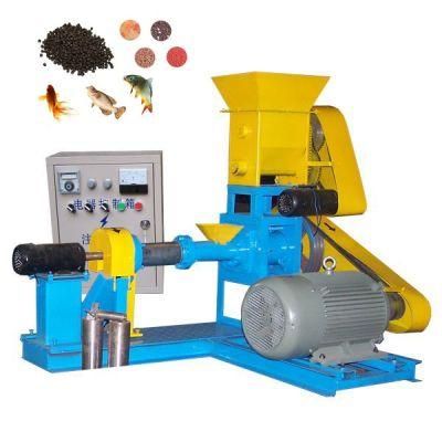 Floating Fish Feed Extruder Poultry Animal Food Pellet Making Machine Dog Cat Chicken Feed Processing Equipment