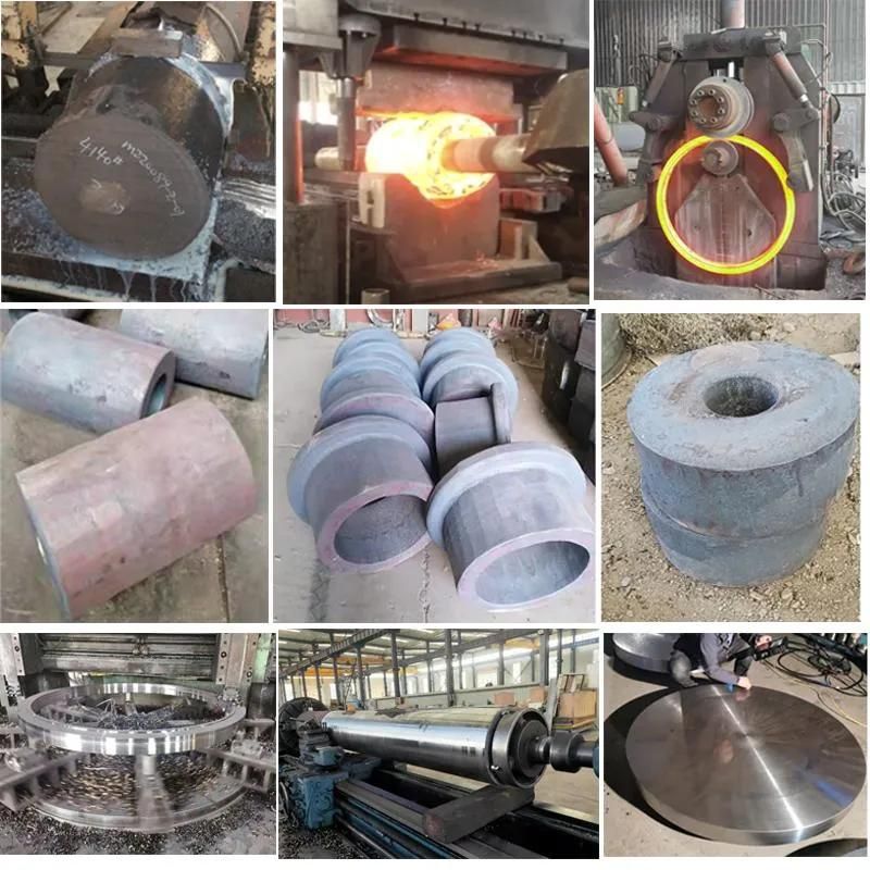 Super Large Size Hot Forging Ring Machinery Parts Big Size Ring 150psi Awwa