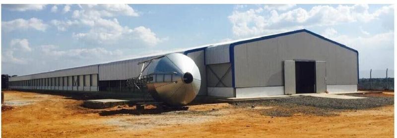 Prefab Poultry Farm House with Automatic Poultry Equipment