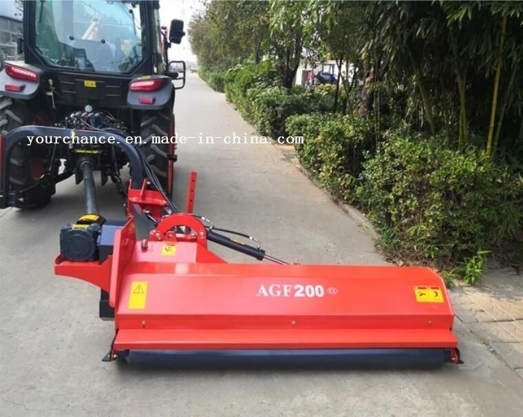 France Hot Selling Ce Approved Agf220 80-120HP Tractor Hitched 2.2m Width Heavy Duty Verge Flail Mower Brush Cutter with Hydraulic Arm