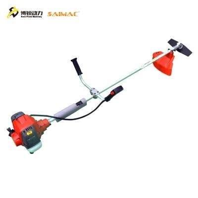 43cc Brush Cutter 2-in-1 Weed Eater Gas Straight Shaft Weed Trimmer 2-Cycle with U-Handle, for Small Grass Heavy Bush