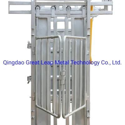 Cattle Livestock Equipment Cattle Crush with Sliding Gate