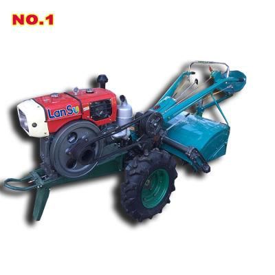 CE Multifunctional 15HP 22HP Walking Tractor 2 Wheel Chinese Power Tiller