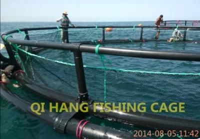 Qihang Fish Farming Net Cage with Knotless Net Bag