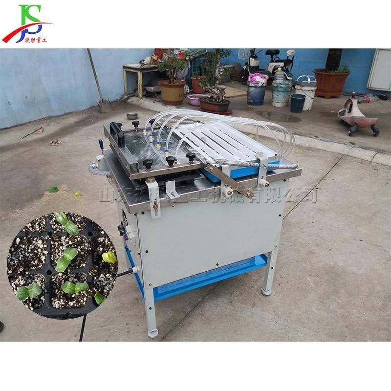 Tomato Pepper Eggplant Cucumber Automatic Sowing Pressing Holes Hole Plate Machine Tray Seed Machine