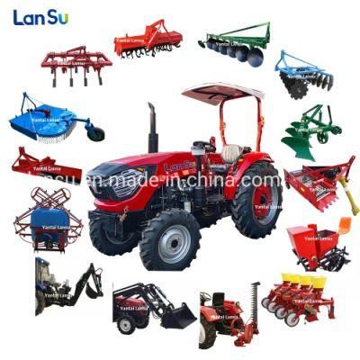 50HP 4 Wheel Drive Agricultural Garden Lawn Campact Farm Tractor with Front End Loader
