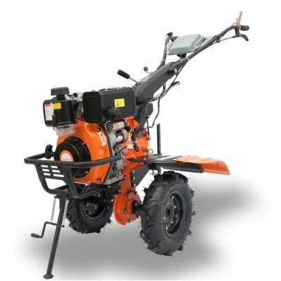 7HP Diesel Engine Power Weeder Tiller Made in China Walking Tractor for Farm (BSD1050F)