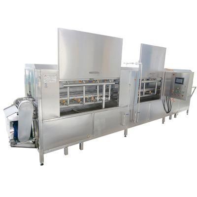 Poultry Slaughterhouse / Chicken Farm / Hatchery Crates Washer / Washing Machine