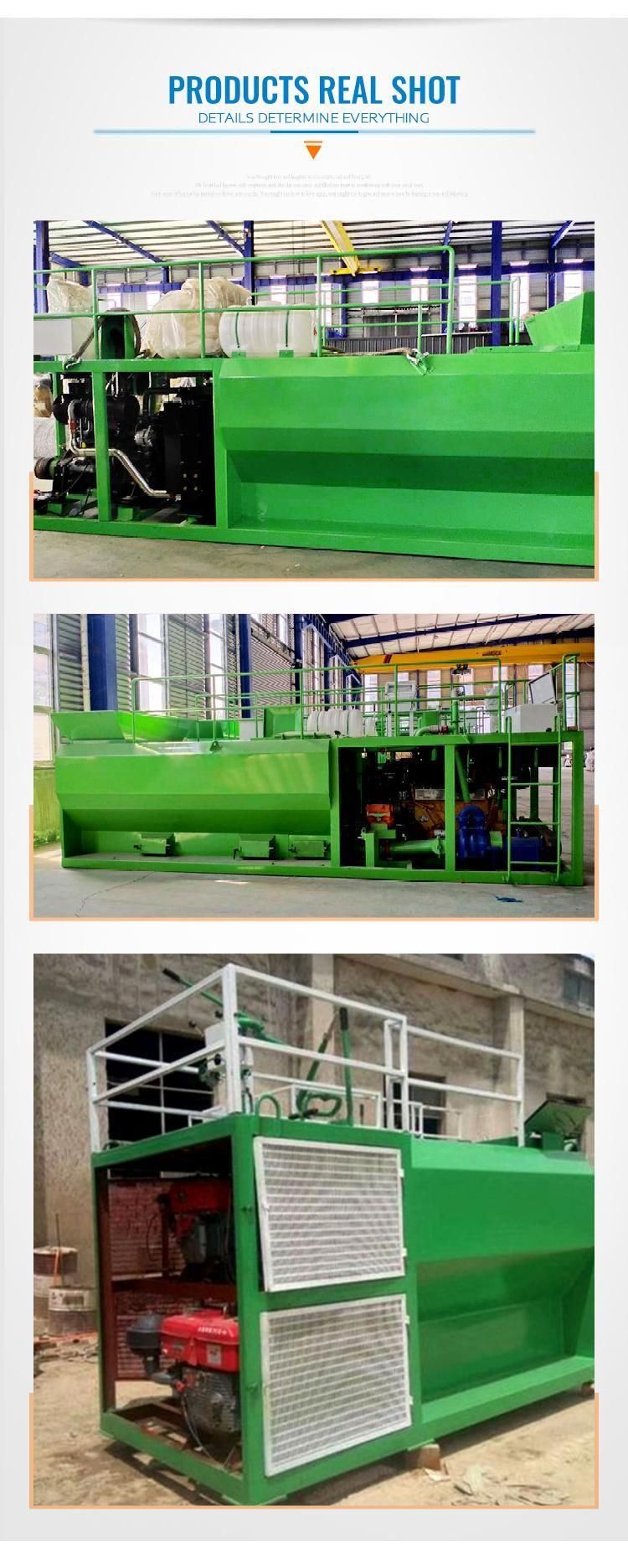 Highway Green Diesel Engine Soil Seeding Spraying Machine Hydroseeding Machine