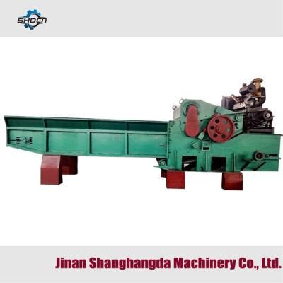 Shd Large Building Boards, Wooden Pallets, Crushers Supply Diesel-Powered Wood Shredder Chipper