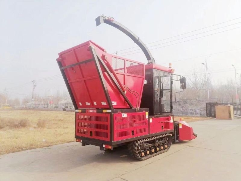 Track Type Green Type Combining Corn Harvester/ Belt Type Green Corn Harvester/ Mini Green Harvester 1600mm (4QZL-1600)