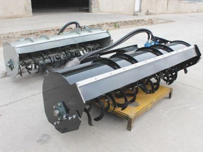 Hcn Brand 0511 Rotary Tiller Agricultural Tillage Equipment Installed on Skid Steer Loader and Loader Attachment for Loosening Soil