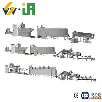 Automatic Aquatic Feed Pellet Bulking Machine Pet Fish Food Extrusion Production Plant