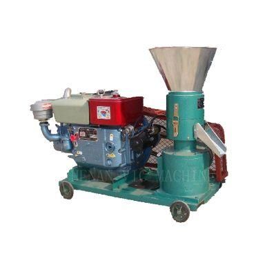 Diesel engine driven feed stuff pellet machine