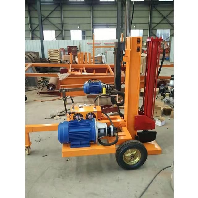 Large Branch Log Segment Electric Splitting Machine Horizontal Wood Splitting Machine