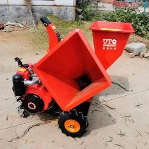 13HP Diesel Engine 12cm Cutting Wood Chipper