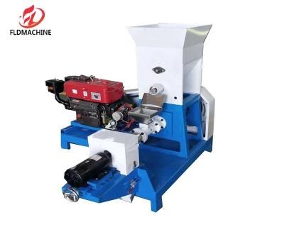 Grain Feed Extruder Machine Pet Feed Puffing Machine Fish Dog Feed Making Machine