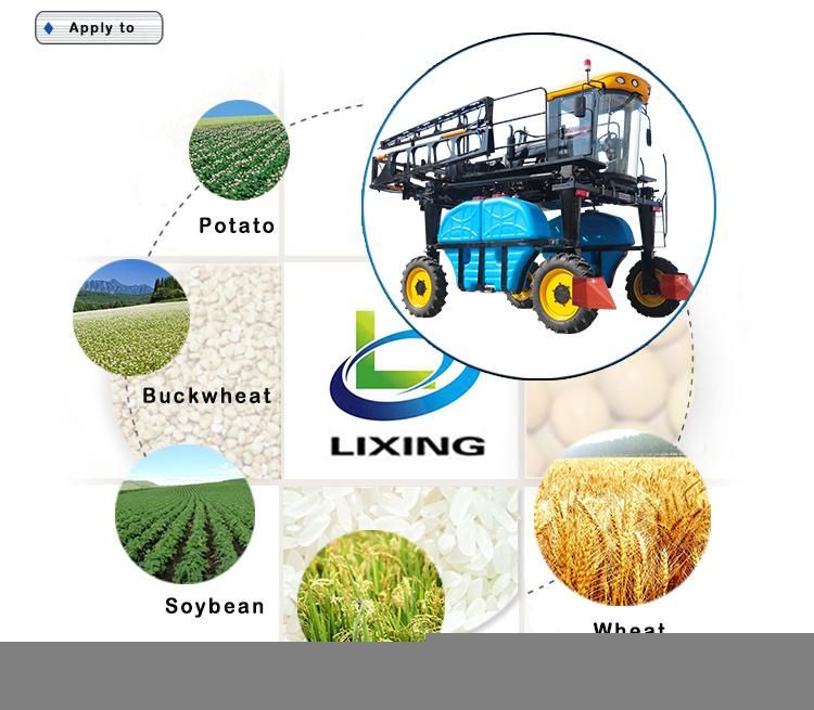 Agricultural Self Propelled Locust Boom Sprayer Farm Equipment