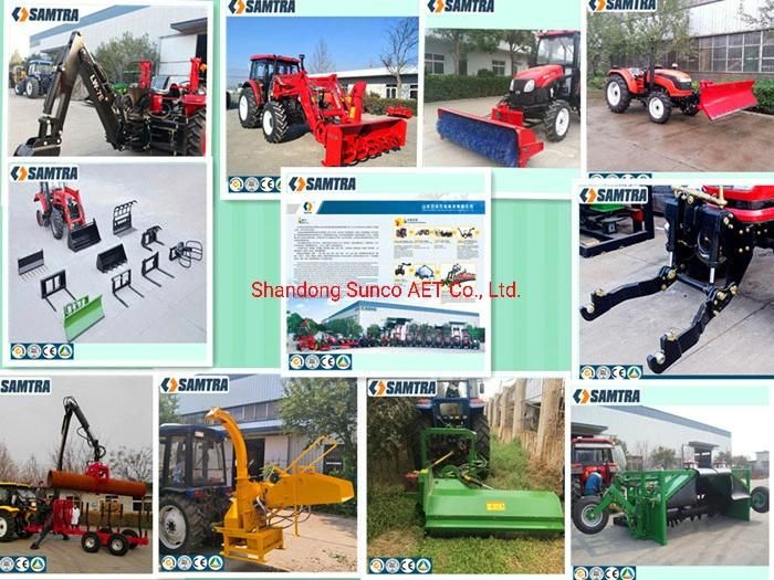 Tractor Timber Crane Trailer Machinery