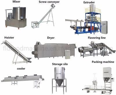 Floating Fish Feed Extruder Animal Food Pellet Making Machine