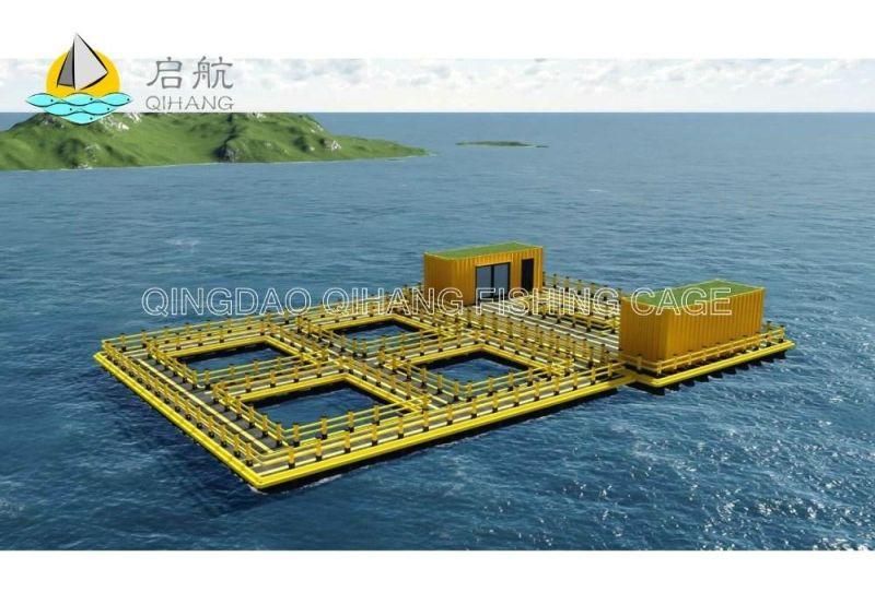 Floating Dock Leisure and Entertainment Platform House Fish Cage