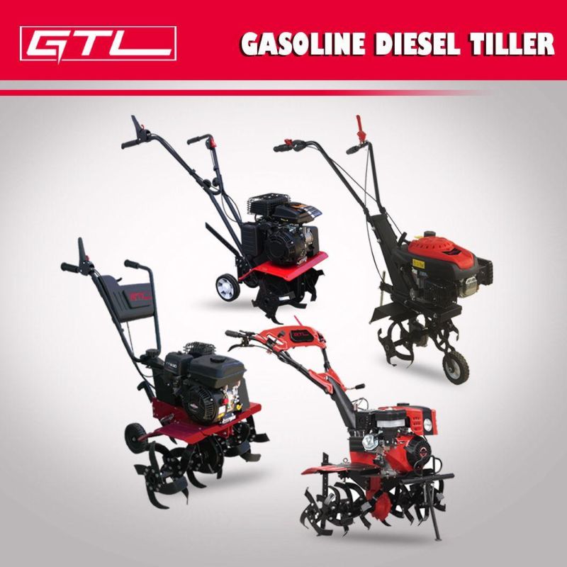 Agricultural Farm Tools Petrol Rotary Cultivator Farm Gasoline Tiller with Cast-Iron Gearbox (GT900N)
