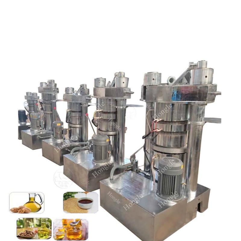 Stainless Steel Hydraulic Olive Sesame Walnut Oil Pressing Extracting Machine