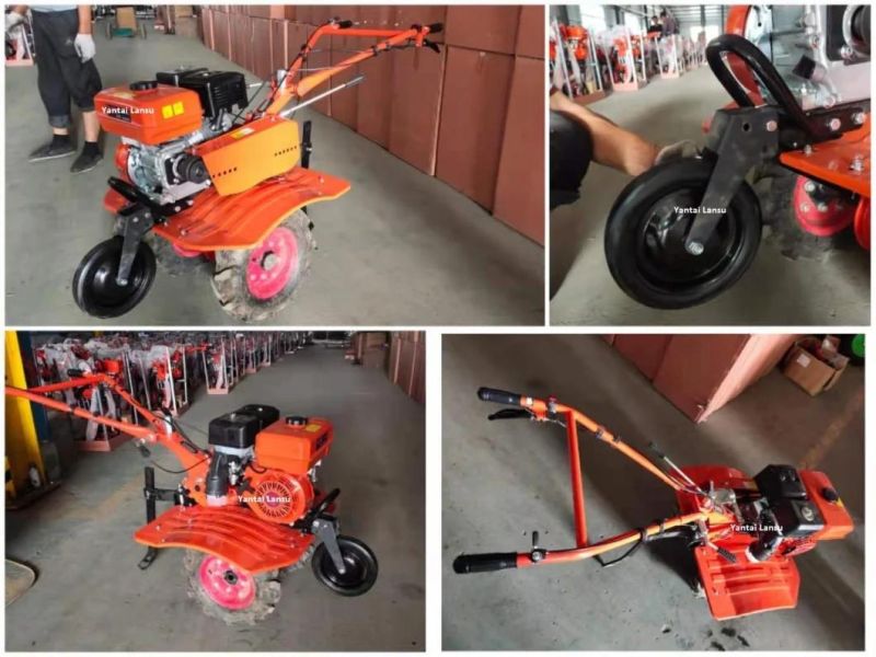 China CE Farming Machinery Mini Two Wheel Motocultor Power Weeder Tiller