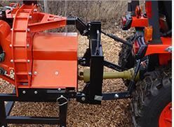 Self-Feeding Tractor Pto Driven Wood Mulcher Chipper