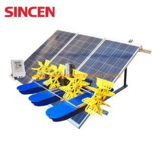 Solar 1.5kw 4 Paddle Wheel Aerator for Shrimp Farming