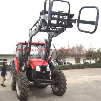 Factory Supply High Quality Quick Hitch Type Hydraulic Bale Grab for Tractor Front End Loader