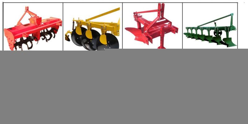 Agricultural Garden Farming Tractor Low Price Sale 40HP with Front End Loader and Tiller